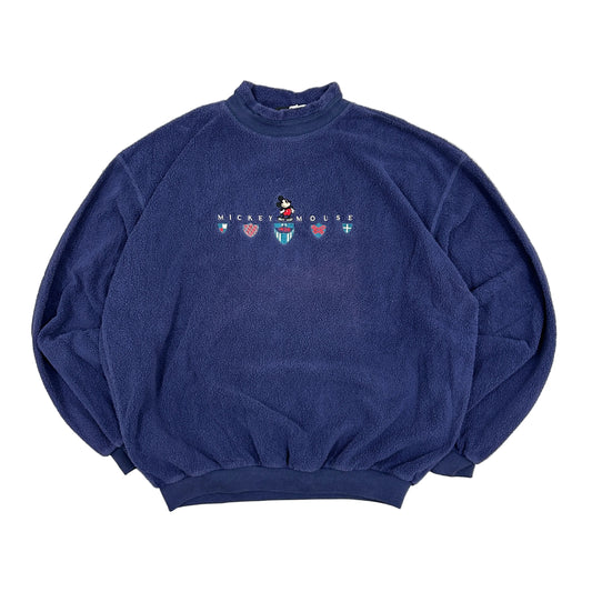 Vintage 90s Mickey Mouse Fleece Sweatshirt