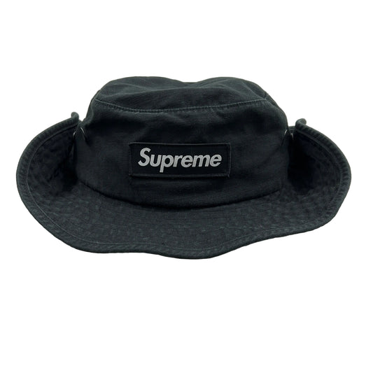 FW23 Supreme Military Boonie Black Bucket Hat