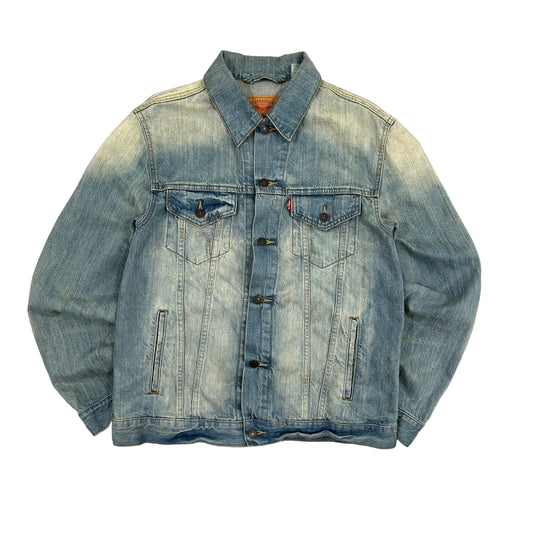 Levis Washed Denim Trucker Jacket