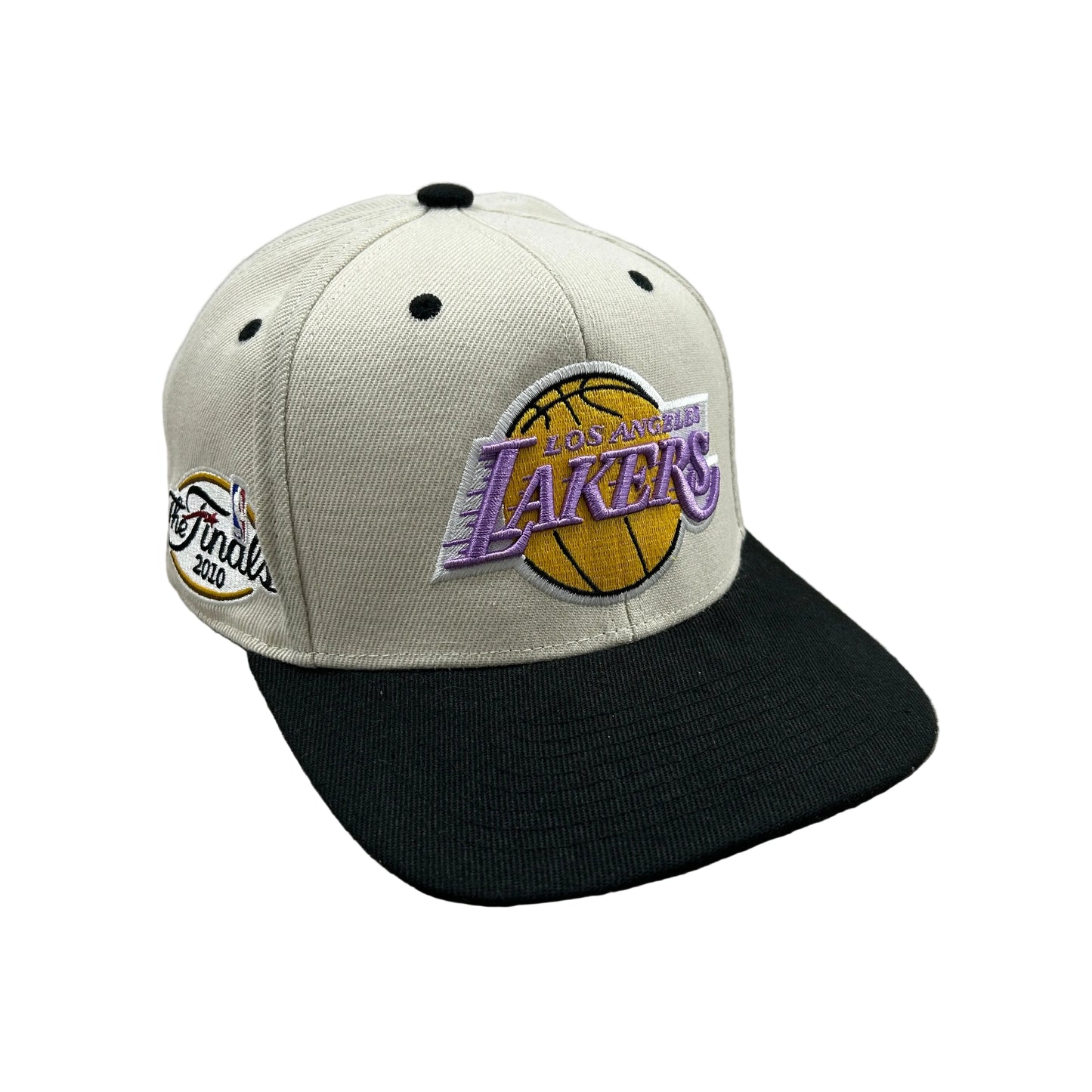 Lakers Purple Brim Mitchell & Ness Fitted