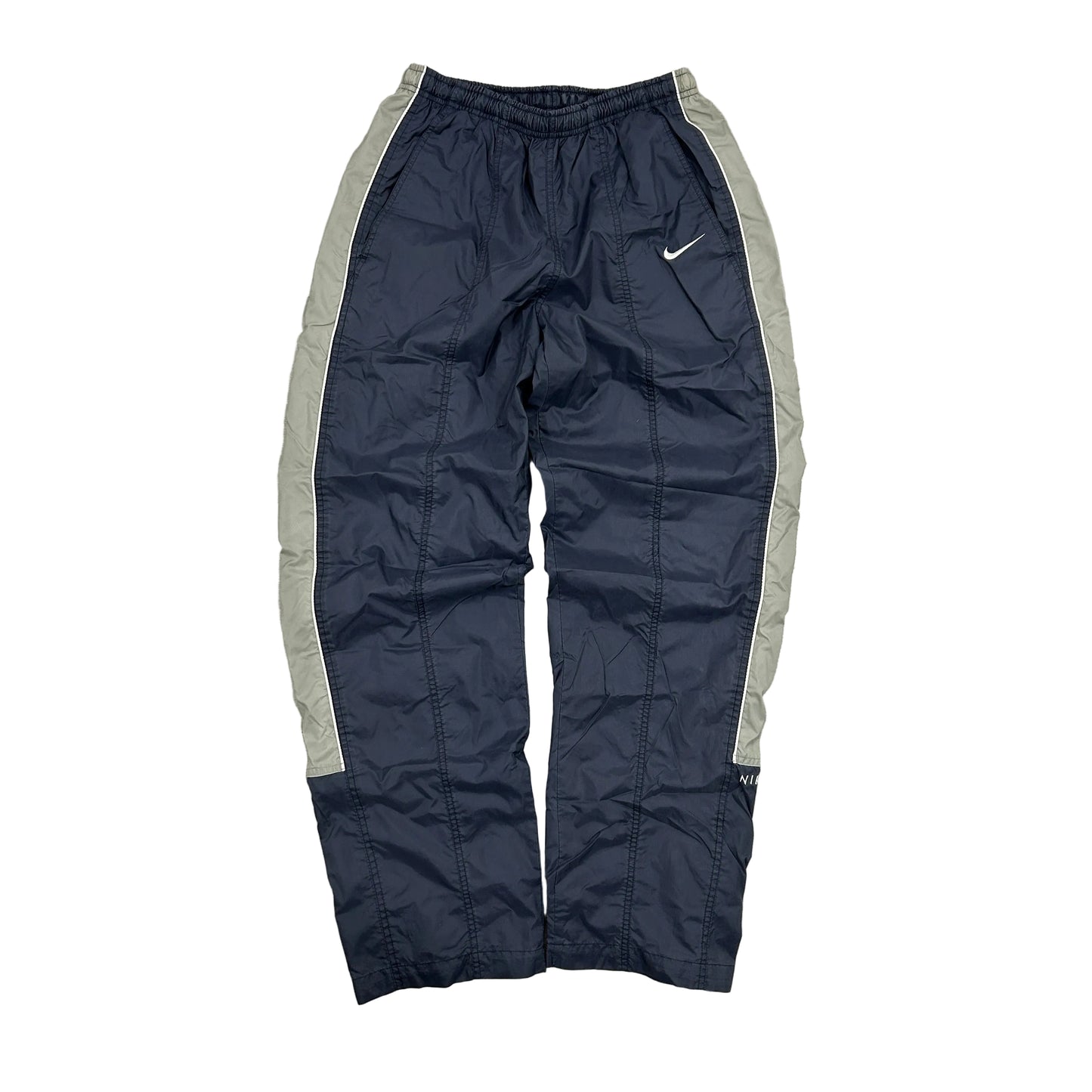 Vtg Nike Blue Grey Track Pants