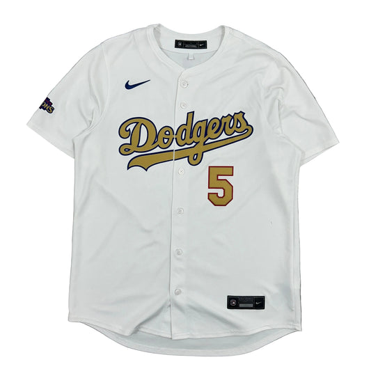 Los Angeles Dodgers Freddie Freeman Nike 2025 Gold Collection Jersey #5
