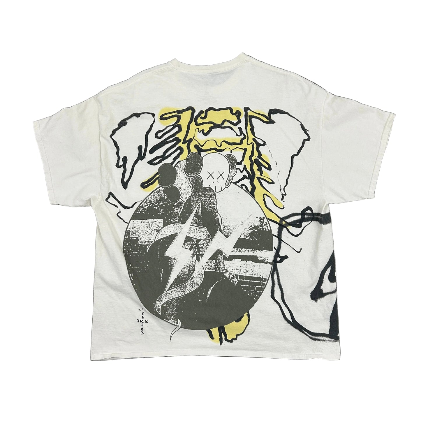 Travis Scott Cactus Jack Kaws For Fragment Tee