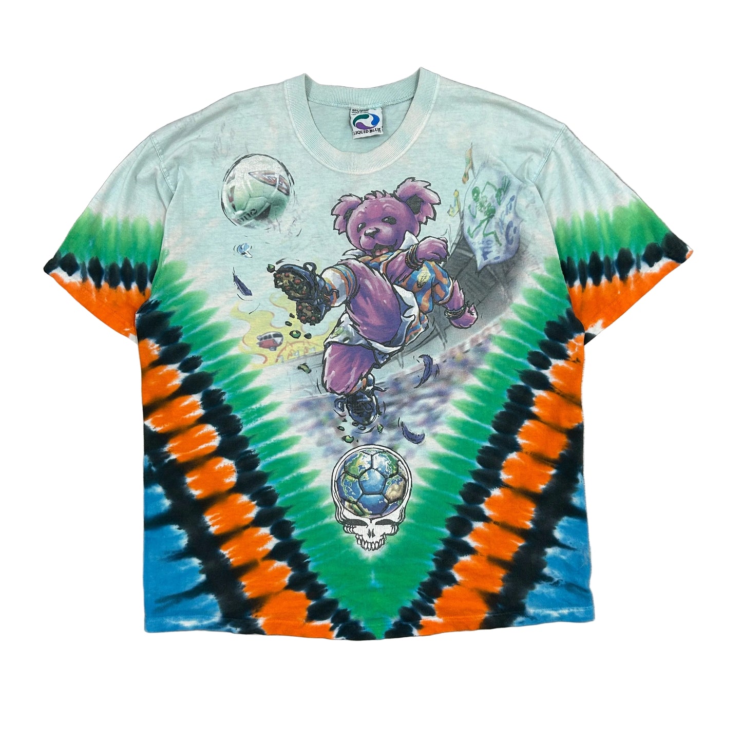 Vintage 1997 Grateful Dead Dead Headers Soccer Shirt