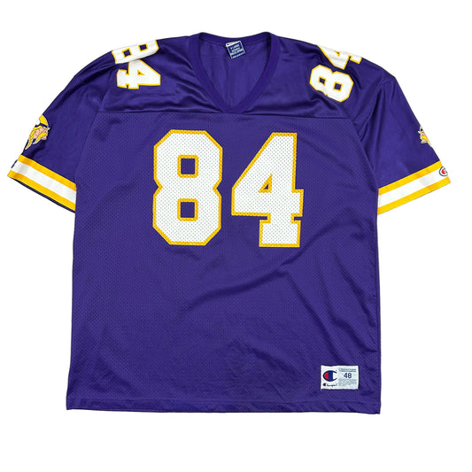 Vintage Champion x Minnesota Vikings #84 Randy Moss Authentic NFL Football Jersey