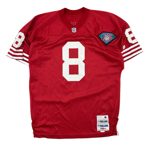 Authentic Steve Young San Francisco 49ers Wilson NFL Jersey 75 Patch