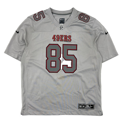Nike George Kittle Silver San Francisco 49ers Jersey