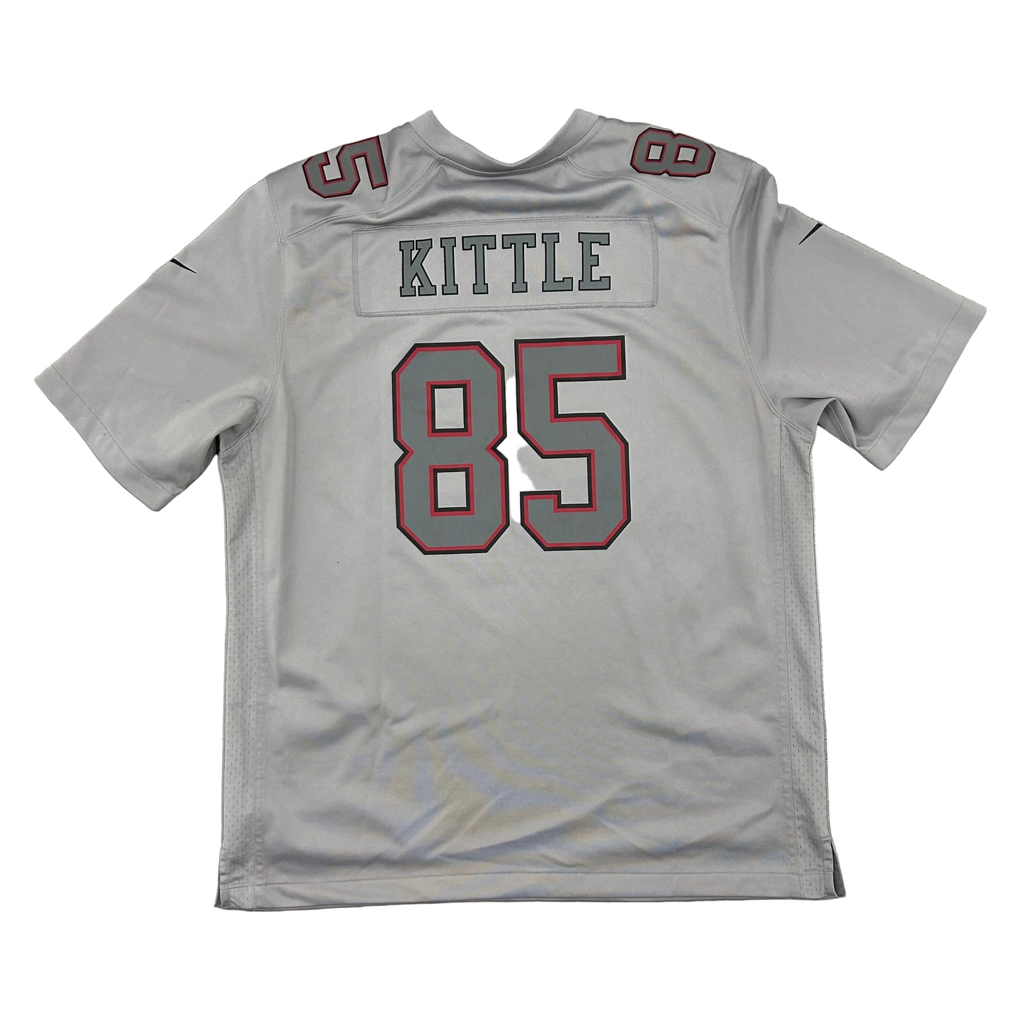 Nike George Kittle Silver San Francisco 49ers Jersey