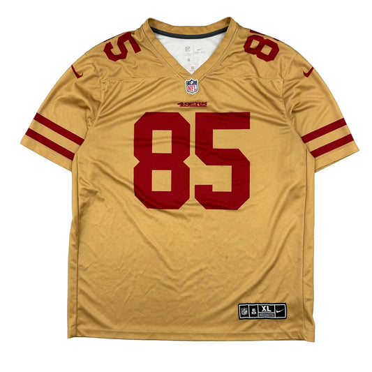 Nike George Kittle Gold San Francisco 49ers Jersey