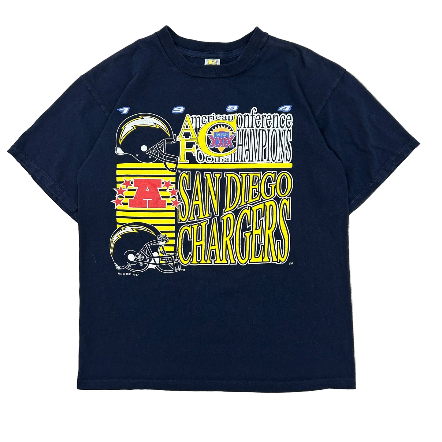 VTG Logo7 NFL 1994 SD Chargers AFC West Champions Tee