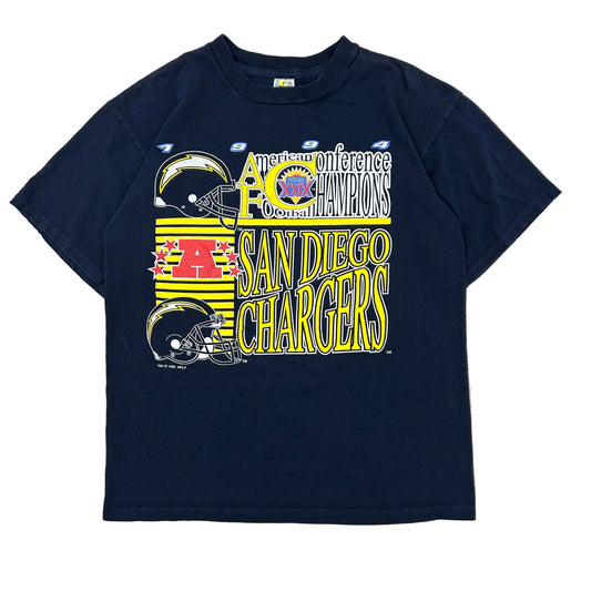 VTG Logo7 NFL 1994 SD Chargers AFC West Champions Tee