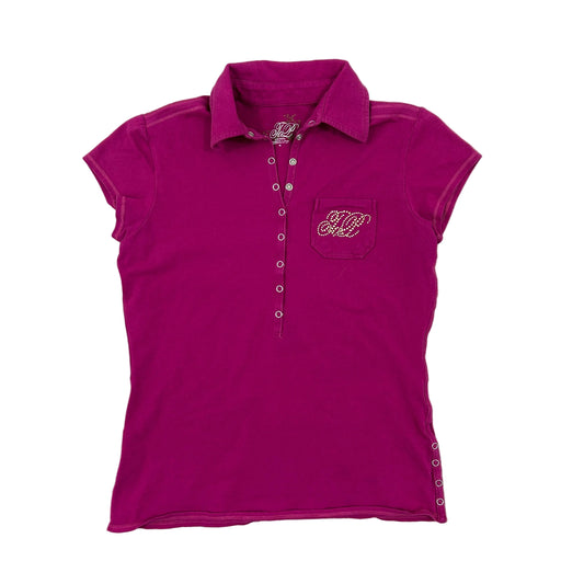 Women's Pink Button Up