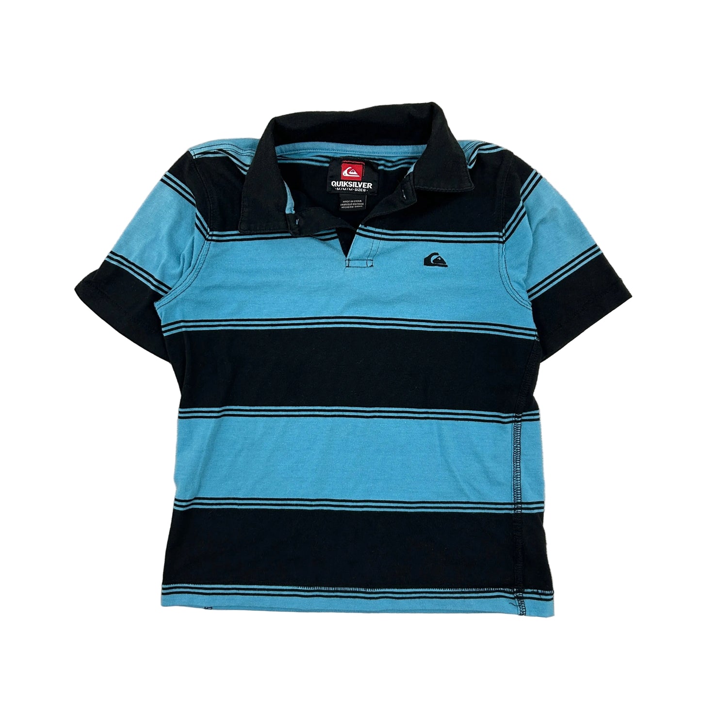 Quick Silver Blue and Black Baby Tee