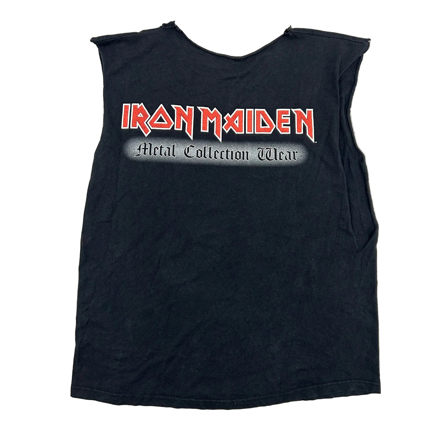 Vintage 90s Iron Maiden Cut Off Tee