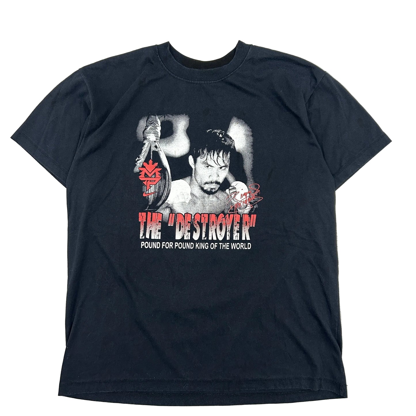 MANNY PACQUIAO "THE DESTROYER Pound for Pound KING of the WORLD" Tee