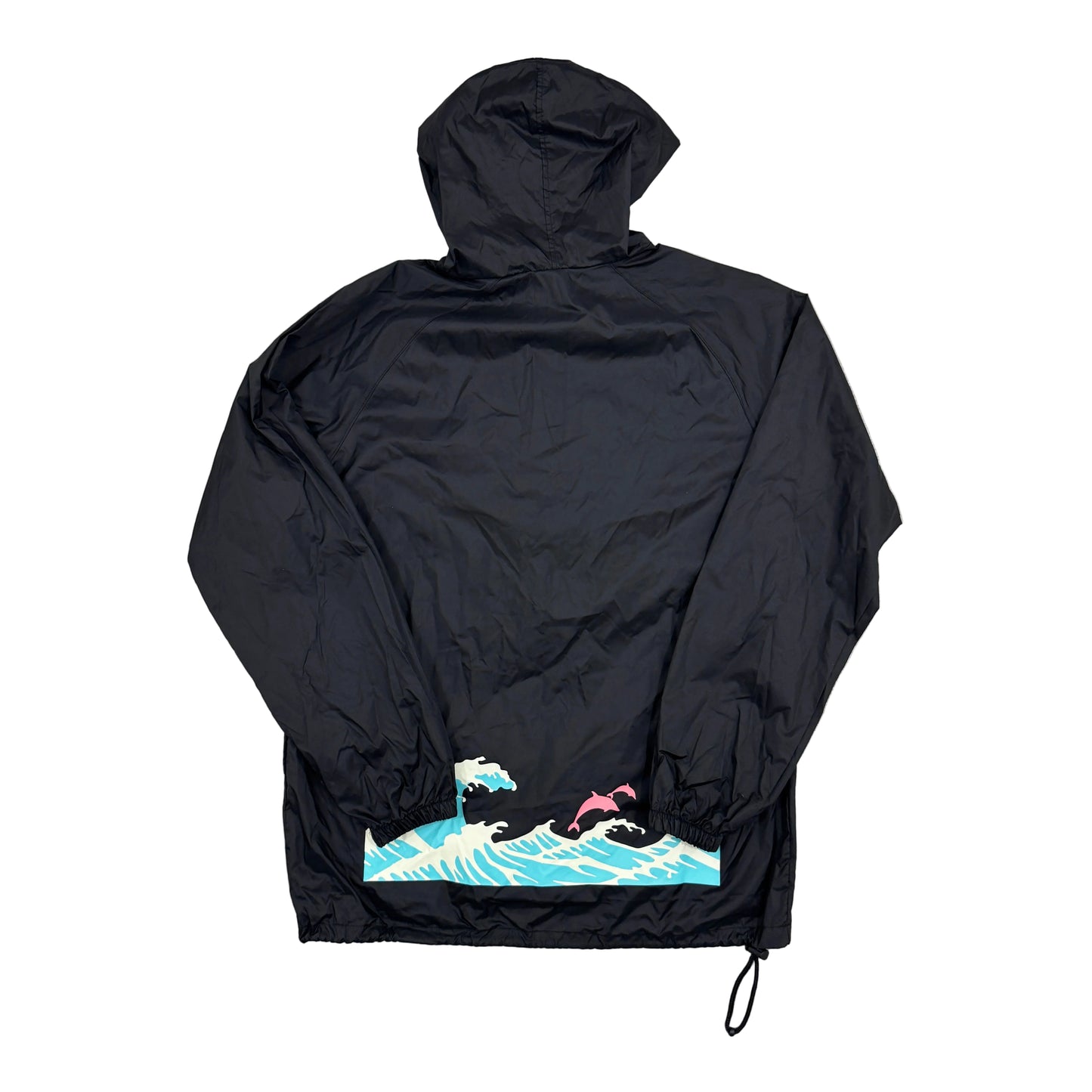 Pink Dolphin Black Windbreaker